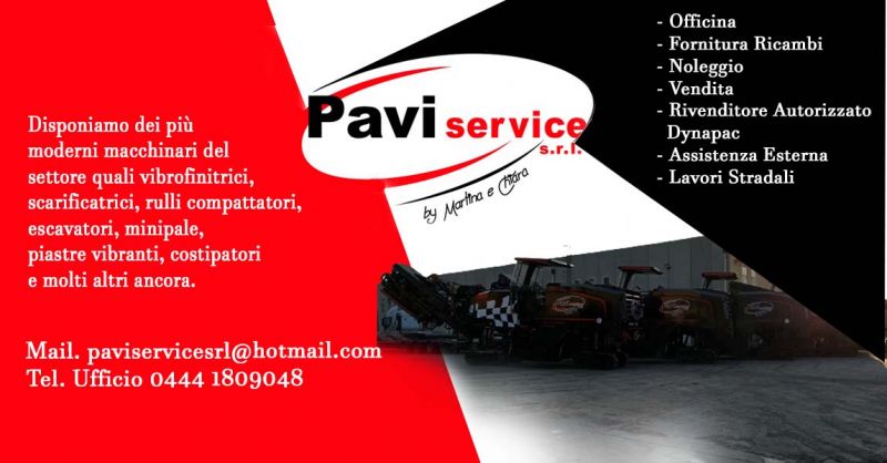 PAVI SERVICE SRL - Intervento RIPARAZIONE MEZZI DA LAVORO tutto territorio nazionale 24 ore su 24