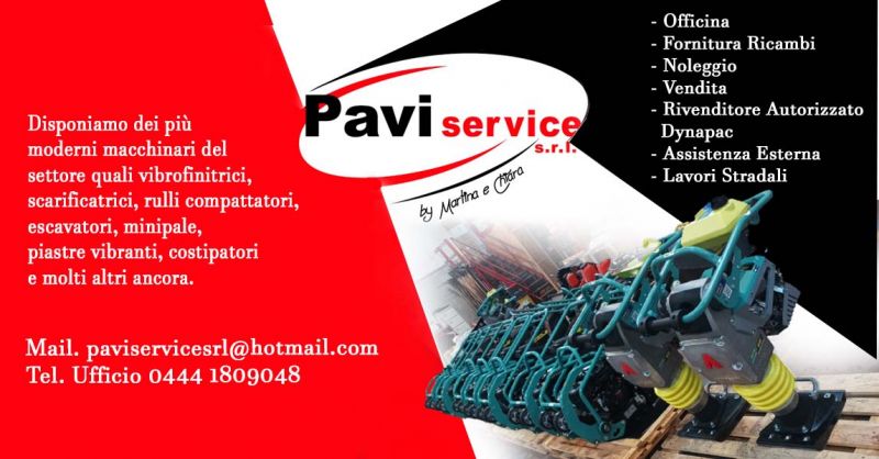 PAVI SERVICE SRL - Personale qualificato riparazioni manutenzioni macchine lavori edili e stradali