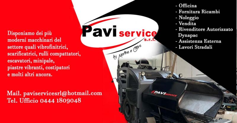 PAVI SERVICE SRL - personale qualificato riparazioni e manutenzioni macchine e mezzi lavori edili e stradali