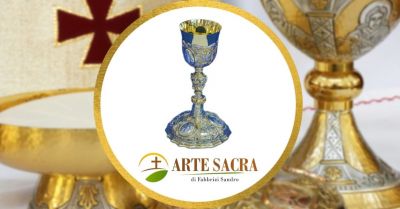 offerta vendita online calice barocco bicolore coppa in argento artigianale
