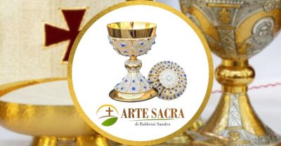 offerta calice liturgico e patena coordinata in argento e lapislazzuli vendita online