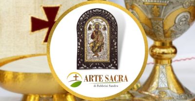 arte sacra offerta vendita online icona greco bizantina con cristo in trono dipinto a mano