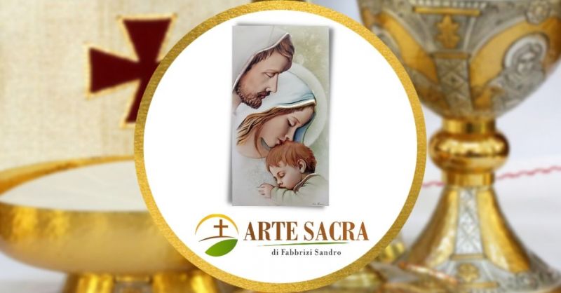 Offerta Capoletto in stile moderno della Sacra Famiglia artista Luigi Pesaresi vendita online