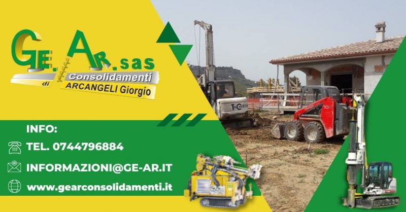Offerta costruzione fondamenta con palificazione - Occasione trova azienda consolidamento terreni