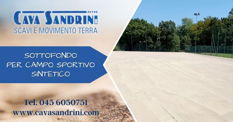 Offerta fornitura fondo campo sportivo sintetico - Occasione servizio formazione campi sintetici Verona