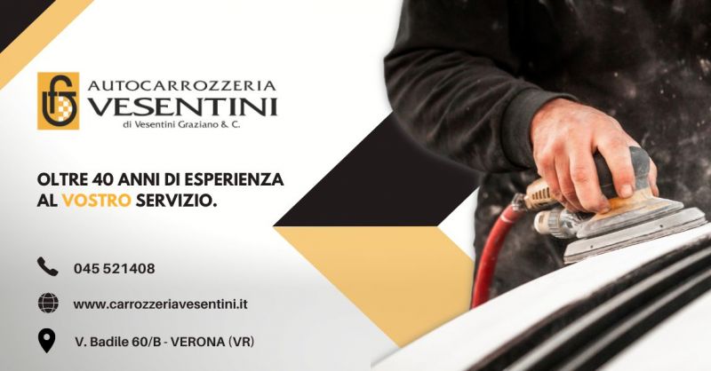 Offerta Servizio verniciatura carrozzeria auto - Occasione lucidatura professionale auto centro Verona