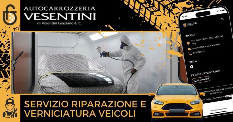 Verniciatura auto professionale