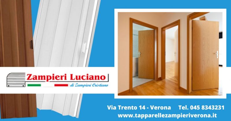 Offerta azienda specializzata fornitura porte moderne pieghevoli scorrevoli in legno pvc a Verona limitrofi