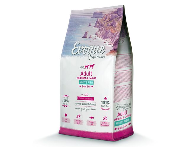 Offerta - Crocchette per cani Evoque vari gusti