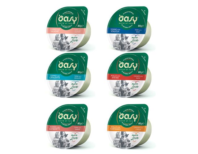 Cibo umido per gatti Oasy in salsa naturale
