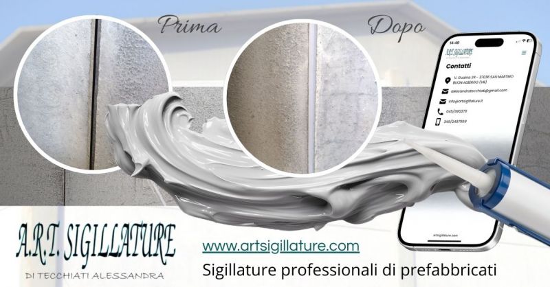Sigillatura giunti di prefabbricati provincia