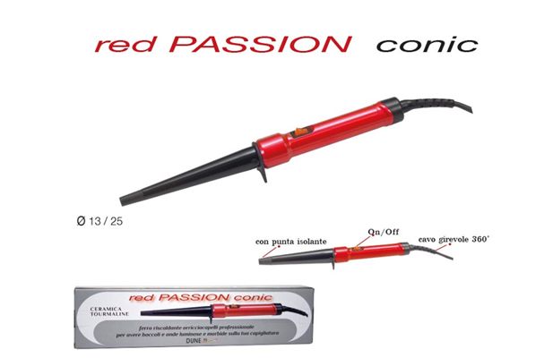 Red Passion Conic - Ferro riscaldante arricciacapelli