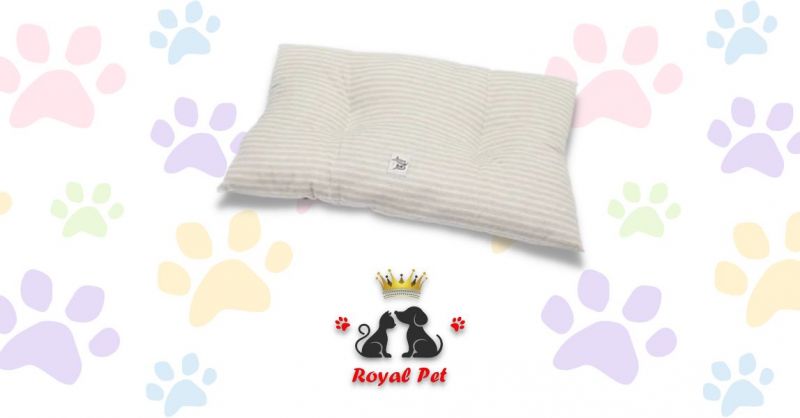 Promozione online cuscino per cani rettangolare beige Leo&Luna Italia