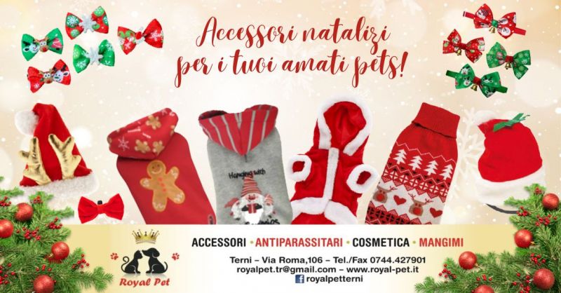 Offerta vendita abbigliamento accessori natalizi per animali