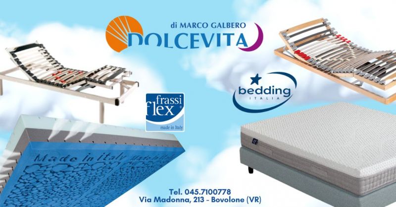 Offerta trova rivenditore materassi marca Bedding Frassiflex made in Italy