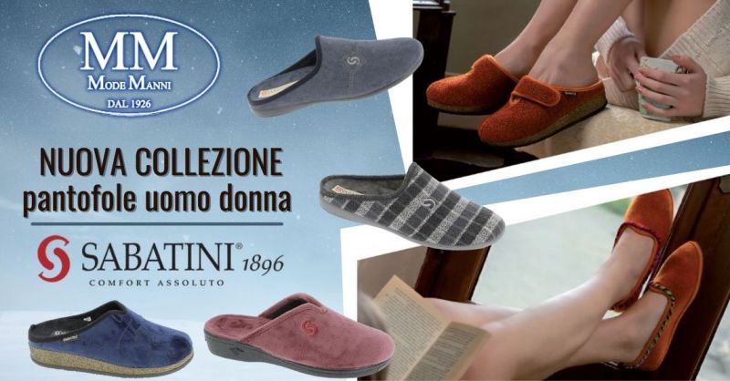 Offerta vendita pantofole Sabatini uomo Terni - Promozione pantofole donna Sabatini Terni