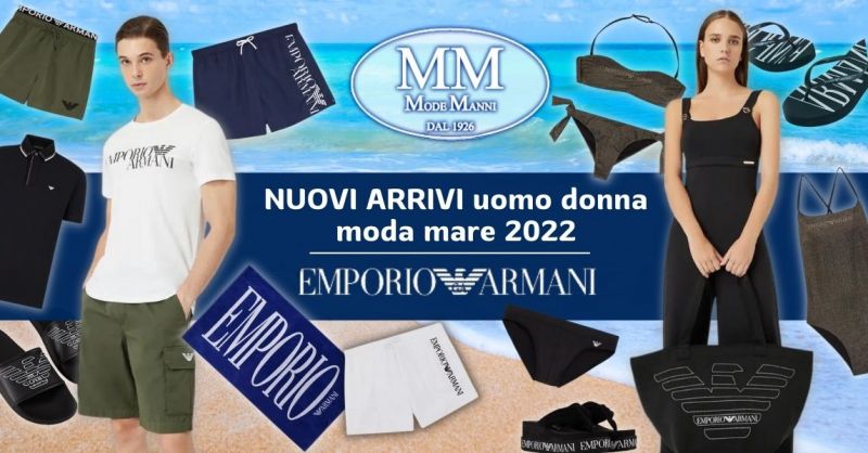 Offerta vendita nuova collezione Emporio Armani moda mare uomo donna 2022 Terni