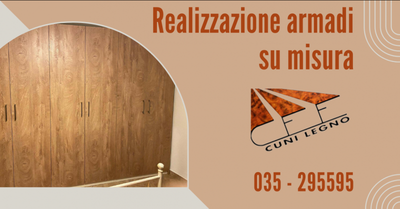 CUNI LEGNO - Offerta servizio produzione armadi su misura Bergamo