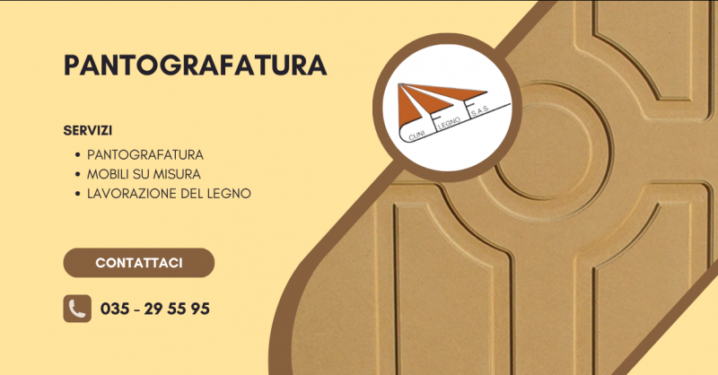 Offerta pantografatura e lavorazione del legno