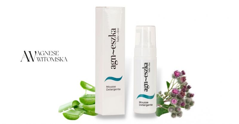    Offerta mousse detergente pelle mista riequilibrante - Promozione mousse pulizia viso con aloe calmante