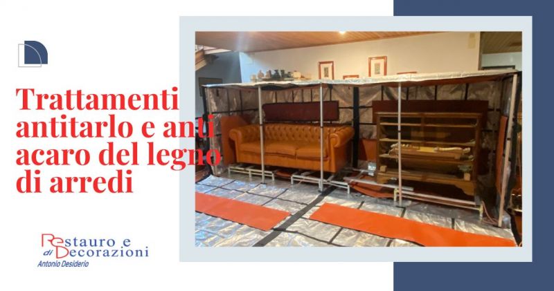 Trattamento divani in pelle antiacaro