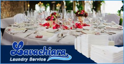 offerta servizio di fornitura biancheria per catering pistoia e lucca lavanderia industriale lavachiara
