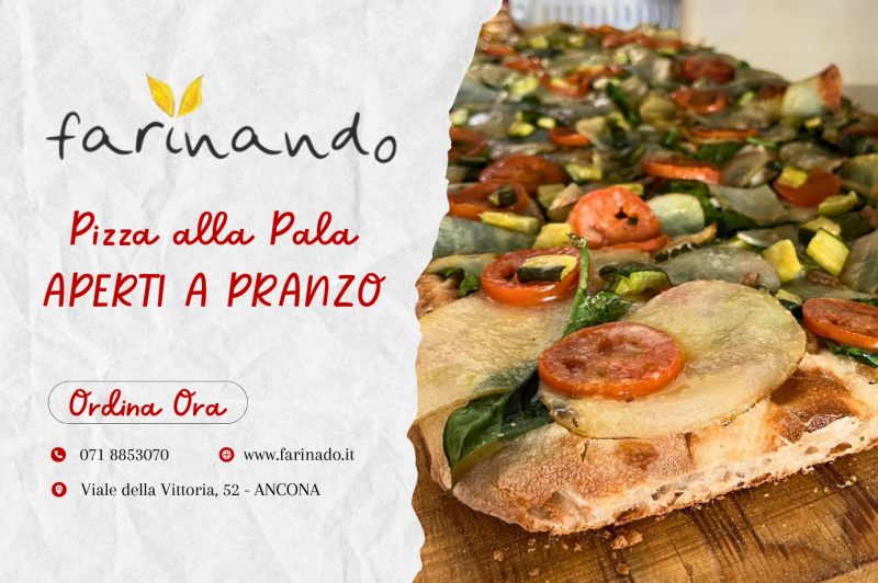 pizzeria pizza alla pala aperta a pranzo