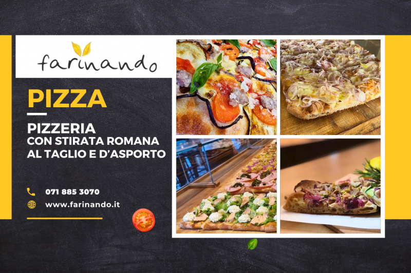 pizzeria stirata romana al taglio d'asporto