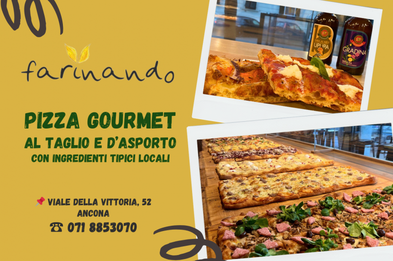 pizza gourmet al taglio e d'asporto