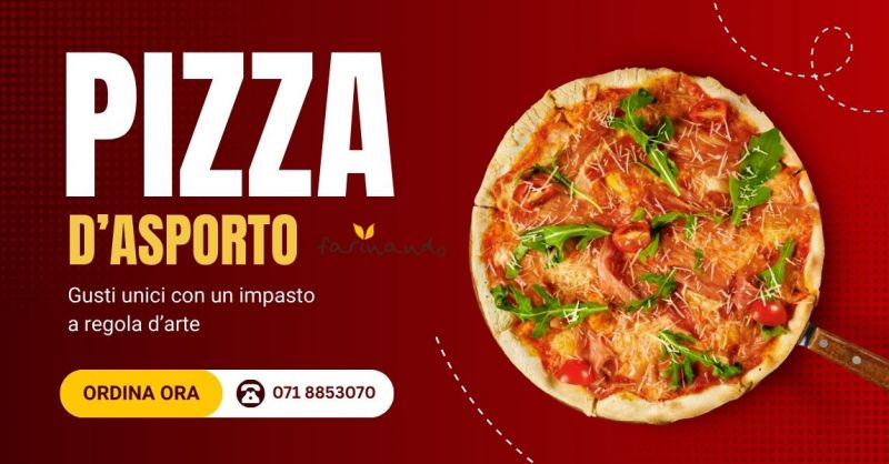 pizzeria con pizza da asporto