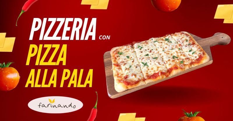 pizzeria con pizza alla pala