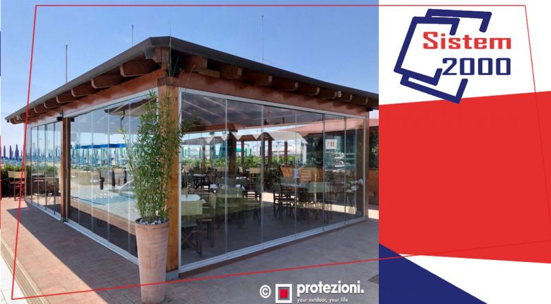 OFFERTA VETRATA PANORAMICA SCORREVOLE COSENZA - PROMOZIONE VETRATA TRASPARENTE VISIO FLOW COSENZA