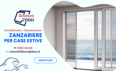 installazione zanzariere per case estive