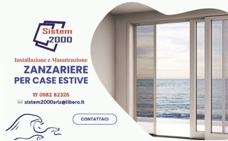 installazione zanzariere porta finestra