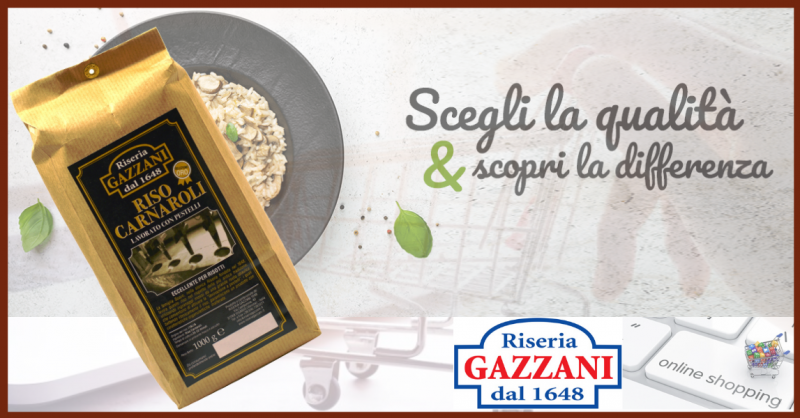  RISERIA GAZZANI 1648 - Offerta vendita online miglior riso Carnaroli italiano artigianale