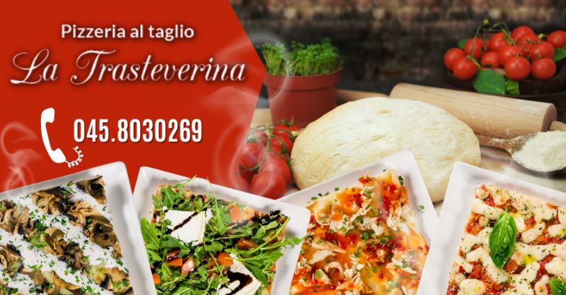 Offerta Pizzeria al taglio LA TRASTEVERINA Verona - Occasione dove mangiare pizza rettangolare