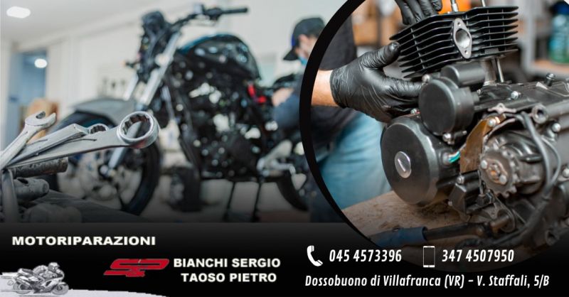 MOTORIPARAZIONI - Offerta trova officina specializzata tagliandi taratura moto Villafranca Verona