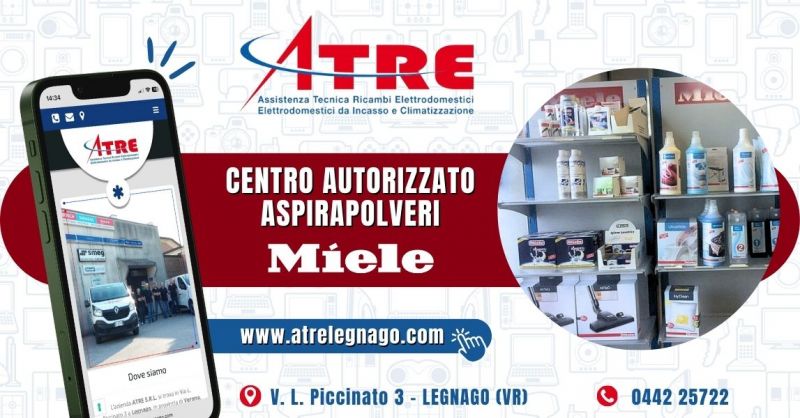 Negozio autorizzato assistenza vendita ricambi aspirapolveri Miele Legnago