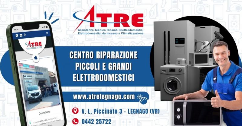 Centro specializzato riparazione piccoli grandi elettrodomestici provincia
