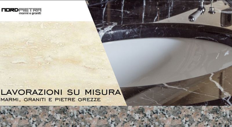  Nord Pietra - Offerta cucine su misura in marmo - Promozione lavorazione bagni in marmo e pietre