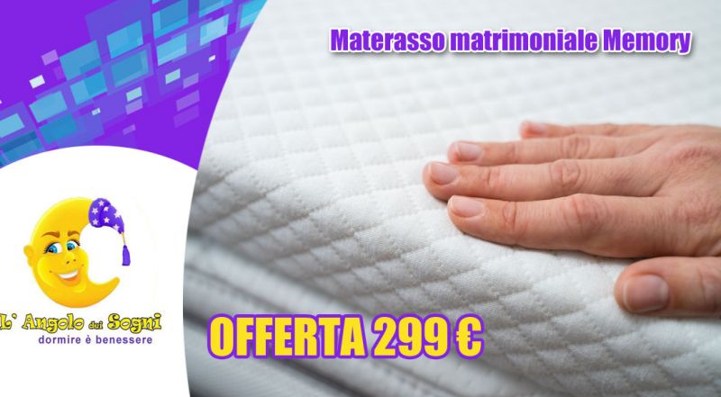    OFFERTA MATERASSO MATRIMONIALE MEMORY A TARANTO – PROMOZIONE MATERASSO MEMORY RILASSANTE E RIGENERANTE A MASSAFRA