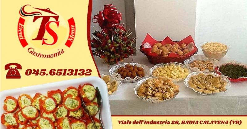 Offerta servizio catering a domicilio provincia Verona - Occasione migliori prodotti gastronomici veneti Verona