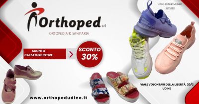 offerta ortopedia sanitaria sconto calzature estive fino esaurimento scorte