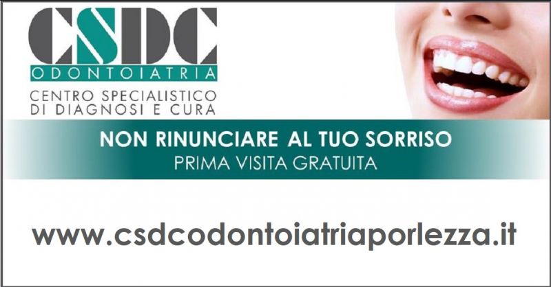 CSDC ODONTOIATRIA - Angebot von einer kostenlosen Untersuchung im Porlezza Zahnarztzentrum