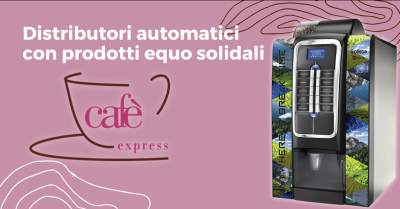 cafe express offerta distributori automatici con prodotti equo solidali ragusa