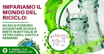 dove acquistare acqua bibite bottiglie di vetro con vuoto a rendere muggia