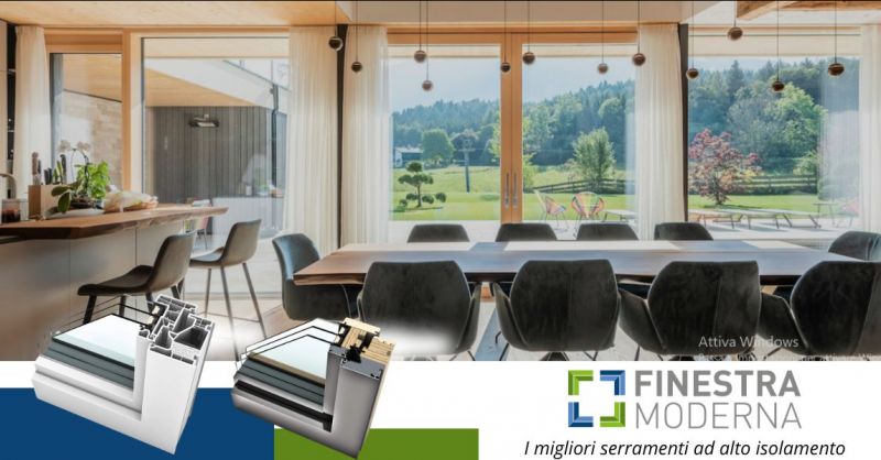 i migliori serramenti ad alto isolamento