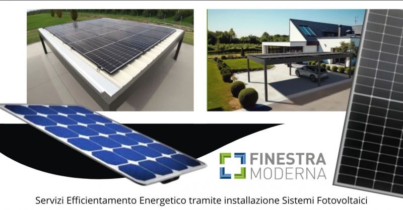 servizi efficientamento energetico con installazione sistemi fotovoltaici