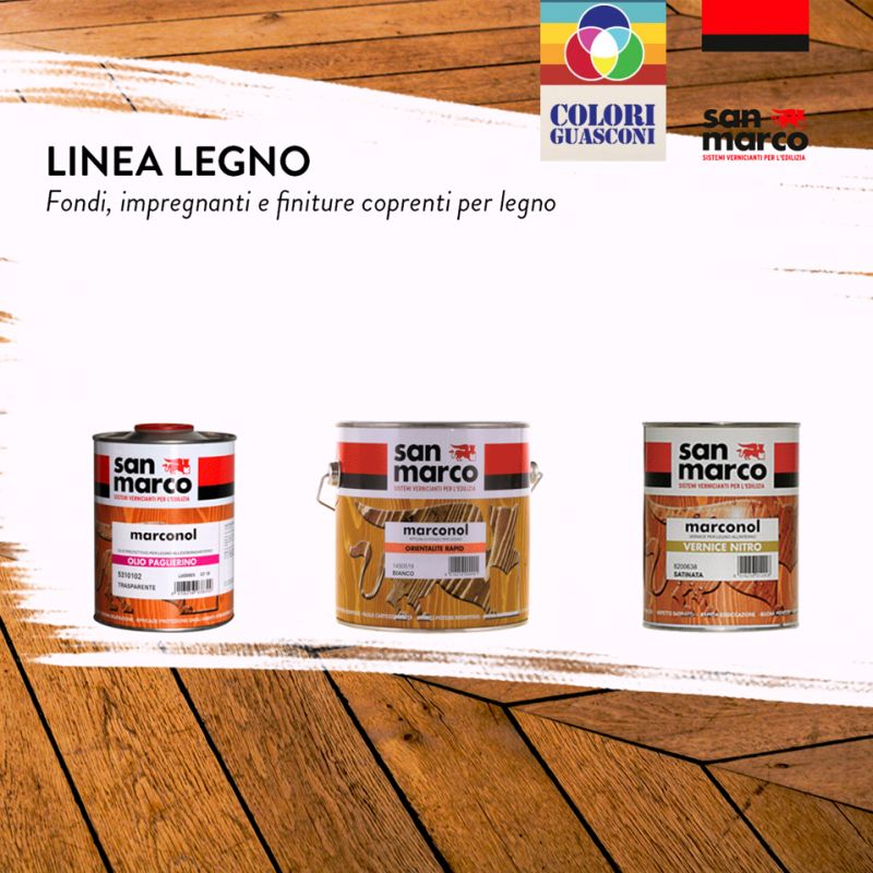 COLORIFICIO GUASCONI offerta linea legno san marco - promozione pitture impregnanti legno 