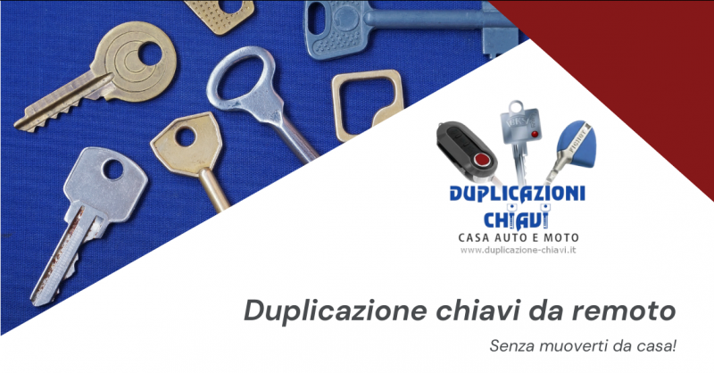 DUPLICAZIONE CHIAVI - Offerta duplicazione da remoto di chiavi online con consegna a domicilio Roma